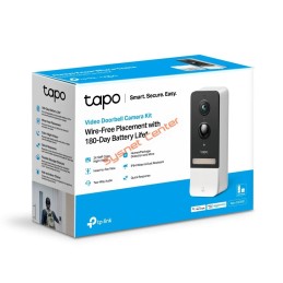 TP-LINK Tapo D230S1 Smart Battery Video Doorbell 2K 5MP Live View