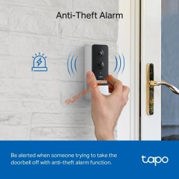 TP-LINK Tapo D230S1 Smart Battery Video Doorbell 2K 5MP Live View