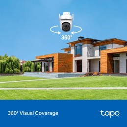 TP-LINK Tapo C520WS Outdoor Pan/Tilt Security Wi-Fi Camera, 2K QHD 4MP