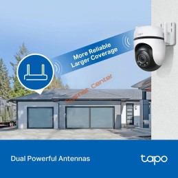 TP-LINK Tapo C520WS Outdoor Pan/Tilt Security Wi-Fi Camera, 2K QHD 4MP