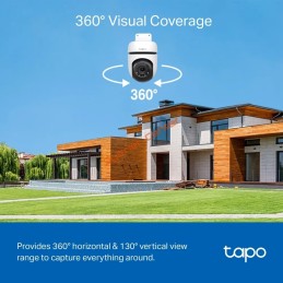 TP-LINK Tapo C510W Outdoor Pan/Tilt Security Wi-Fi Camera, 2K