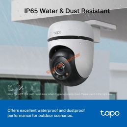 TP-LINK Tapo C510W Outdoor Pan/Tilt Security Wi-Fi Camera, 2K