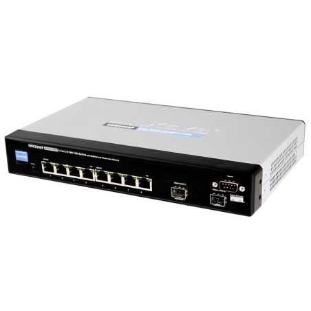 Cisco SRW2008P Managed Switch 8 port Gigabit 10/100/1000Mbps with WebView