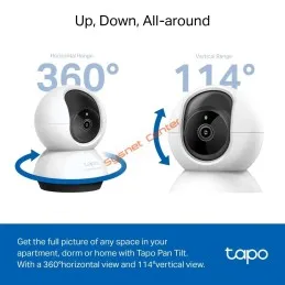 TP-LINK Tapo C220 Pan/Tilt AI Home Security Wi-Fi Camera, 2K QHD