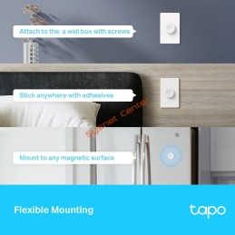 TP-LINK Tapo S200D Smart Remote Dimmer Switch ปุ่มกดสำหรับควบคุมอุปกรณ์หลอดไฟ