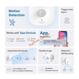 TP-LINK Tapo T100 Smart Motion Sensor อุปกรณ์ตรวจจับการเคลื่อนไหว