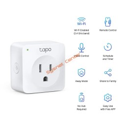 TP-LINK Tapo P100 (2-Pack) Mini Smart Wi-Fi Socket รองรับ Load สูงสุด 2200Watt