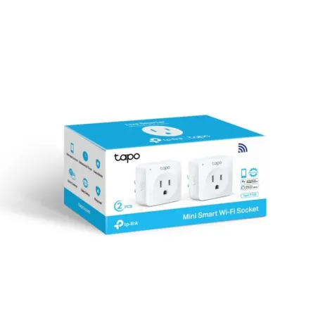TP-LINK Tapo P100 (2-Pack) Mini Smart Wi-Fi Socket รองรับ Load สูงสุด 2200Watt
