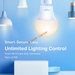 TP-LINK Tapo L510E (2-Pack)  Smart Wi-Fi Light Bulb, Dimmable