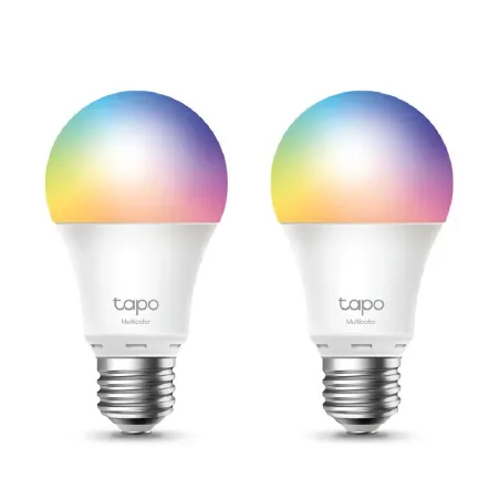 TP-LINK Tapo L530E (2-Pack) Smart Wi-Fi Light Bulb, Multicolor 16 ล้านเฉดสี