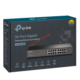 TL-SG1016D TP-LINK Gigabit Switch Desktop/Rackmount 16 port Gigabit