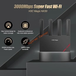 H3C Magic NX30 Next-Gen Gigabit Wi-Fi6 3000Mbps Wireless Router