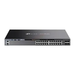 SG6428X TP-LINK Omada 24-Port Gigabit Stackable L3-Managed Switch, 4 Port SFP+