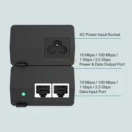 TL-POE260S TP-Link PoE Injector Port 2.5G POE+ 30W