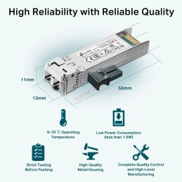 TL-SM5110-SR TP-Link 10GBase-SR SFP+ Multi-Mode LC Transceiver