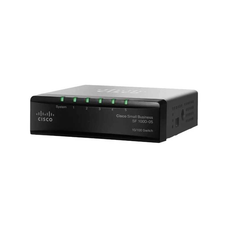 Cisco Switch Cisco SF100D-05 (SD205T) Desktop Switch 5 Port ความเร็ว 10/100Mbps