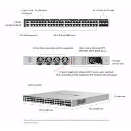 S6500-48M6Y TP-Link Omada Pro 48-Port L3 Managed Multi-Gig Switch