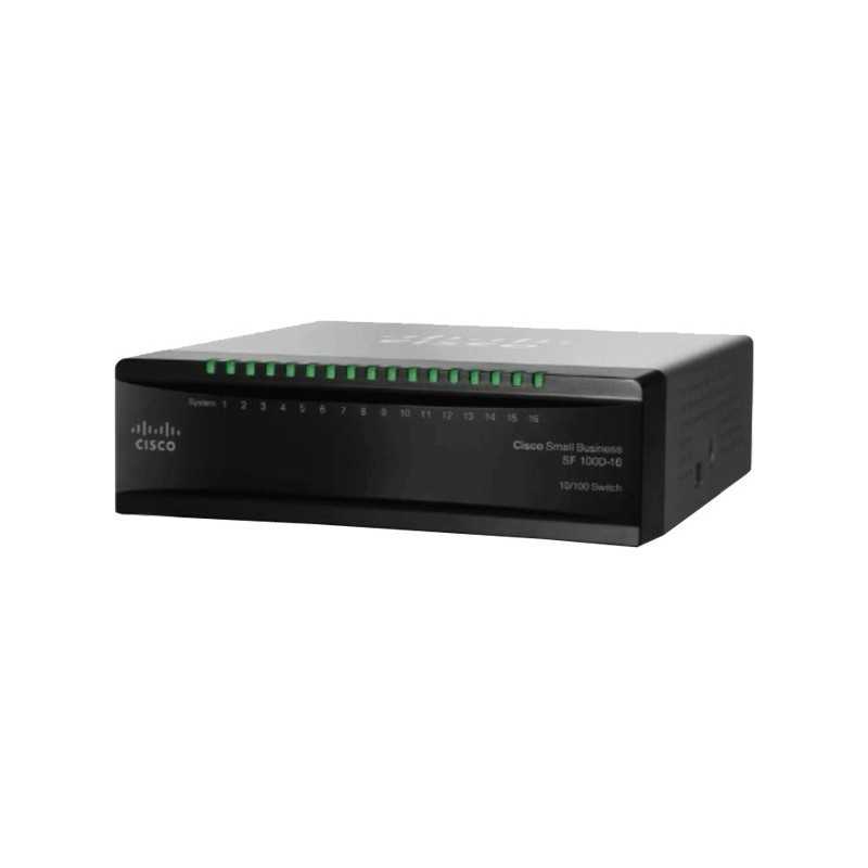 Switch Cisco SF100D-16 (SD216T) Desktop Switch 16 Port ความเร็ว 10/100Mbps