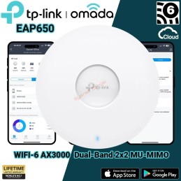 EAP650 TP-LINK AX3000 Ceiling Mount WiFi-6 Access Point