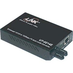 Link Link UT-0214E Media Converter แปลงสัญญาณจาก RJ-45 เป็นสาย Fiber Optic แบบ MultiMode หัวต่อแบบ ST ระยะทาง 2 กิโลเมตร