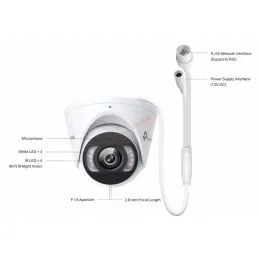 VIGI C445 TP-Link 4MP Full-Color Turret Network Camera