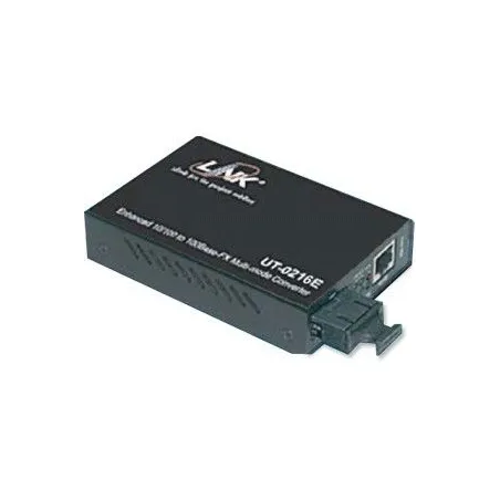 Link UT-0216E Media Converter แปลงสัญญาณจาก RJ-45 เป็นสาย Fiber Optic แบบ MultiMode หัวต่อแบบ SC ระยะทาง 2 กิโลเมตร