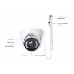 VIGI C485 TP-Link 8MP Full-Color Turret Network Camera