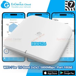 ECW526 EnGenius Cloud Managed Wi-Fi 7 2x2x2 Indoor Access Point 5.8Gbps