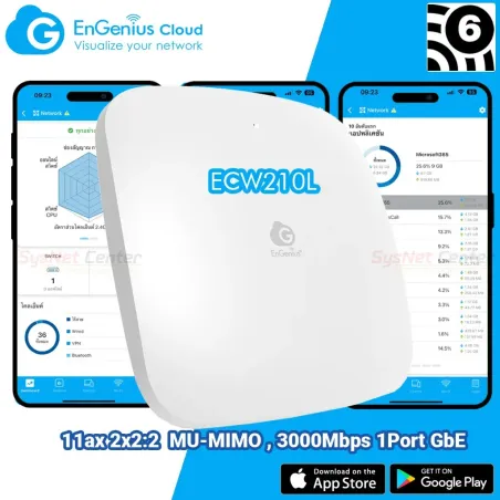 ECW210L EnGenius Wi-Fi 6 2x2 Cloud-Managed Access Point