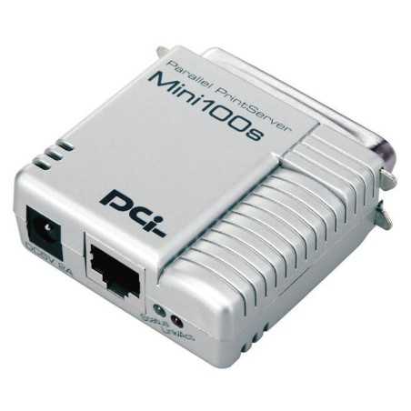 Print Server PCI Mini100s Parallel Port 10/100Mbps