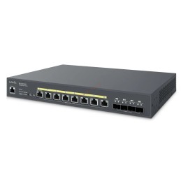 ECS2512FP EnGenius Cloud Managed Layer 2 PoE Switch 8 Port 2.5Gbps, 4SFP+, POE 240W