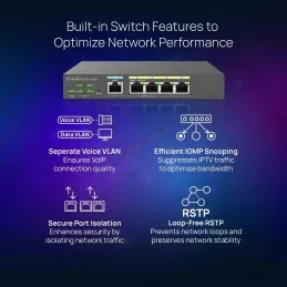 EXT1105P EnGenius L2-Cloud Managed POE Switch Extender 4 Port Gigabit