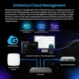 ECW210L EnGenius Wi-Fi 6 2x2 Cloud-Managed Access Point