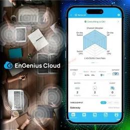 ECW516L EnGenius Wi-Fi 7 Tri-Band 2x3x3 Cloud-Managed Access Point