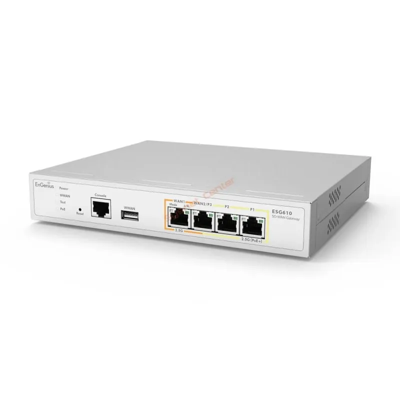 ESG610 EnGenius Cloud Managed VPN Router 6.8G, 4 Port 2.5Gbps