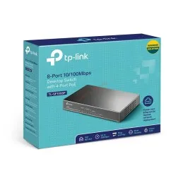 TP-Link TL-SF1008P POE Switch 8 Port 10/100 Mbps รองรับ POE มาตรฐาน 802.3af จำนวน 4 Port