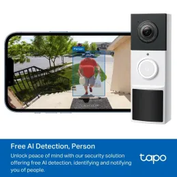 Tapo D210 Video Doorbell Camera กริ่งพร้อมกล้องไร้สาย 3MP