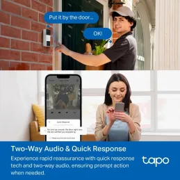 Tapo D210 Video Doorbell Camera กริ่งพร้อมกล้องไร้สาย 3MP