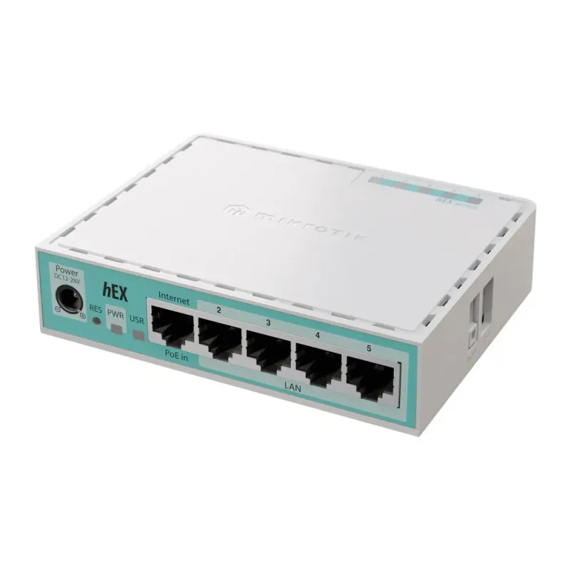 Mikrotik hEX refresh E50UG ROS Lv4, 5 Port Gigabit CPU ARM 950MHz RAM 512MB