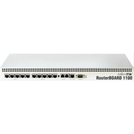 Mikrotik RouterBoard RB-1100 CPU PowerPC MPC8544 Ram 512MB, 1 Serial Port, License Level 6 พร้อม Case