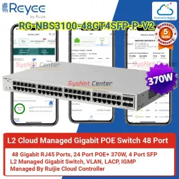 RG-NBS3100-48GT4SFP-P-V2 Reyee L2 Cloud Managed POE Switch 48 Port Gigabit 370W