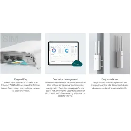 ER703WP-4G-Outdoor TP-Link Omada 4G+ Cat6 AX3000 Wi-Fi 6 Outdoor/Indoor Gateway