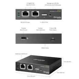 OC220 TP-Link Omada Hardware Controller รองรับ 100 Omada Devices