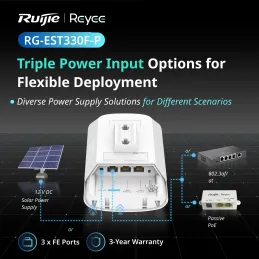 RG-EST330F-P Reyee Wireless Bridge 5GHz ac รองรับจ่ายไฟ POE-Out