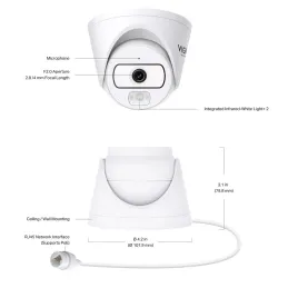 EasyCam C420 VIGI 2MP Full-Color Turret Network Camera