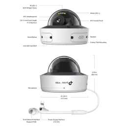 Insight S245 VIGI TP-Link VIGI 4MP Full-Color Dome Network Camera