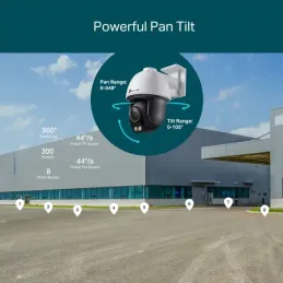 C540S TP-Link VIGI 4MP Outdoor ColorPro Night Vision Pan Tilt Network Camera