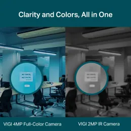 VIGI C440 TP-Link VIGI 4MP Full-Color Turret Network Camera