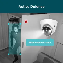 VIGI C440 TP-Link VIGI 4MP Full-Color Turret Network Camera