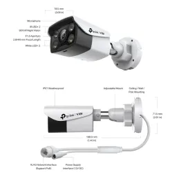VIGI C330 TP-Link 3MP Outdoor Full-Color Bullet Network Camera